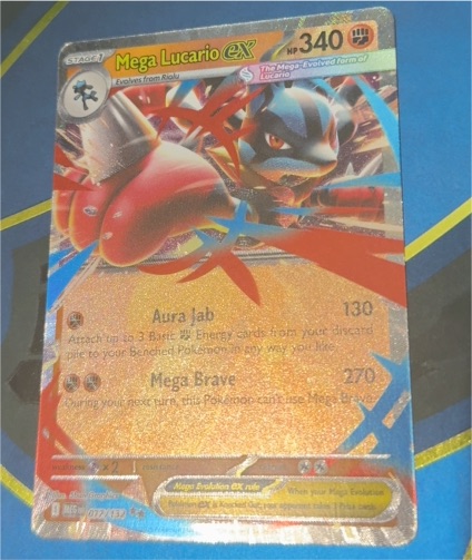 2025 Pokemon #077 Mega Lucario EX — front