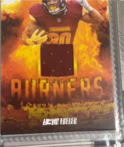 2025 Panini Absolute #ABU-MNA Malik Nabers Absolute Burners Patch — front