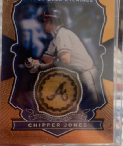 2004 Upper Deck Etchings #BE-CJ Chipper Jones — front