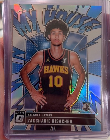 2024-25 Donruss Optic #13 Zaccharie Risacher My House — front