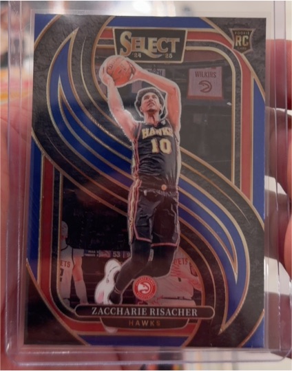 2024-25 Panini Select #180 Zaccharie Risacher — front