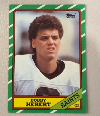 1986 Topps #339 Bobby Hebert — front