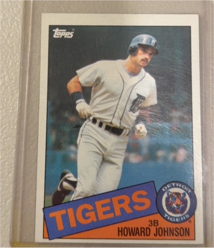 1985 Topps #192 Howard Johnson — front