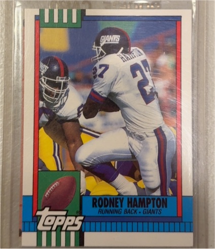 1990 Topps Traded #30T Rodney Hampton — front
