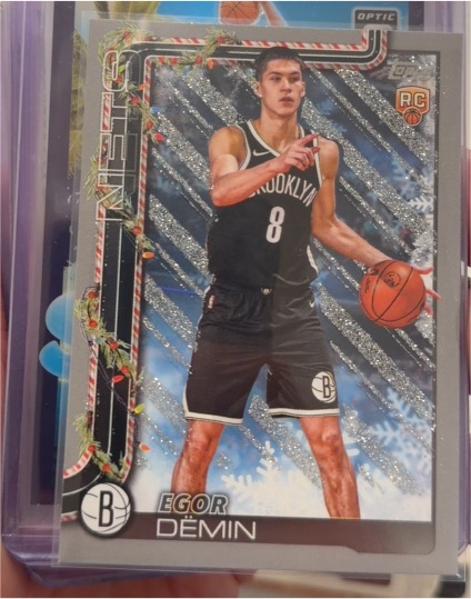 2025-26 Topps Holiday #H168 Egor Demin — front
