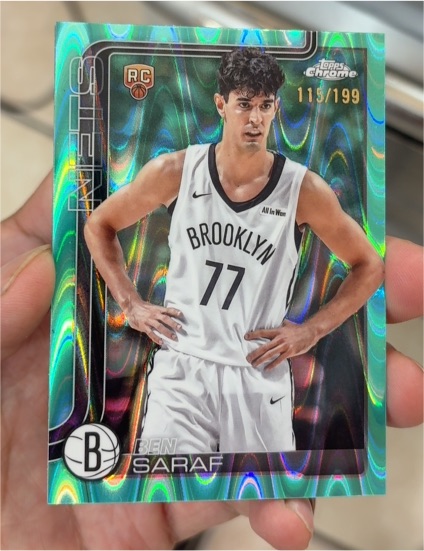 2025-26 Topps Chrome #276 Ben Saraf — front