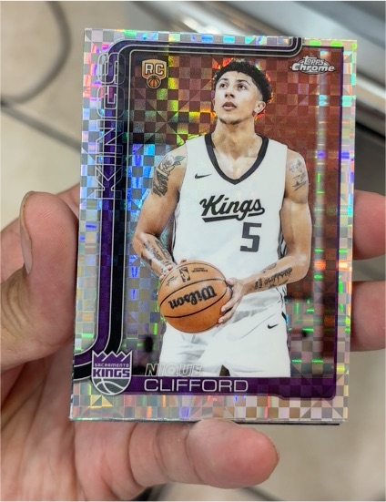 2025-26 Topps Chrome #274 Nique Clifford — front