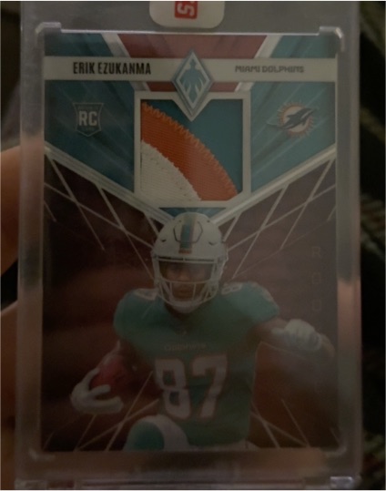 2022 Panini Phoenix Rookie Memorabilia Erik Ezukanma — front