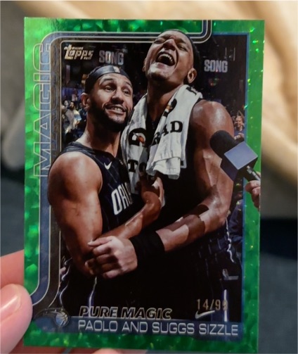 2025-26 Topps #271 Pure Magic, Paolo and Suggs Sizzle — front