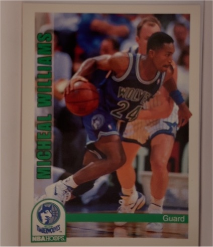 1992-93 Hoops #426 Micheal Williams — front