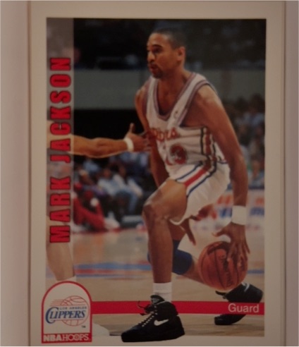 1992-93 Hoops #402 Mark Jackson Los Angeles Clippers — front
