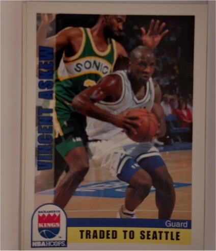 1991-92 NBA Hoops #459 Vincent Askew — front