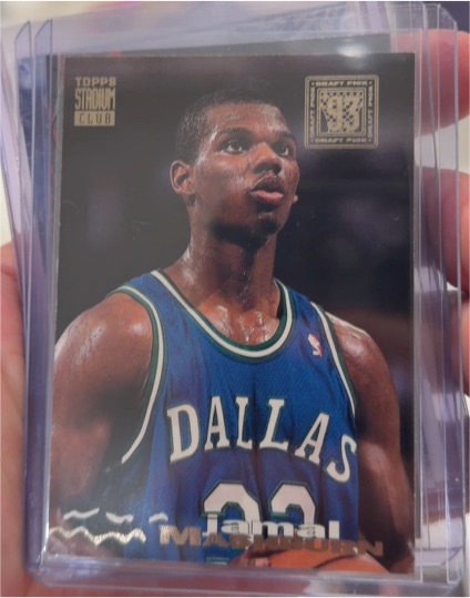 1993-94 Topps Stadium Club #220 Jamal Mashburn — front