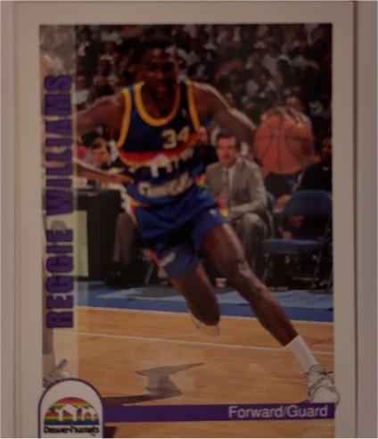 1992-93 Hoops #61 Reggie Williams — front