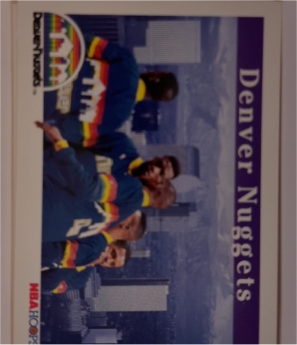 1992-93 Hoops #272 Denver Nuggets — front