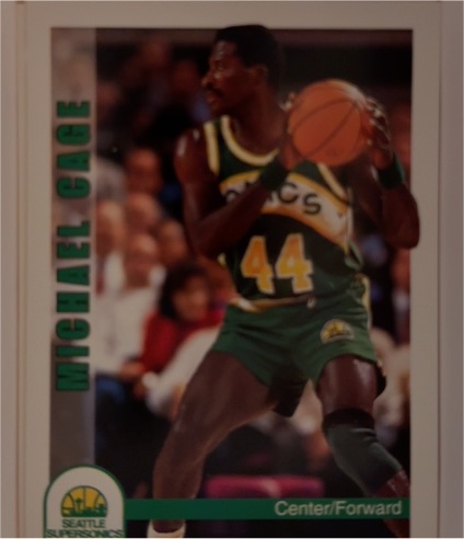 1992-93 Hoops #214 Michael Cage — front