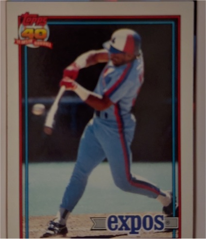 1991 Topps #360 Tim Raines — front
