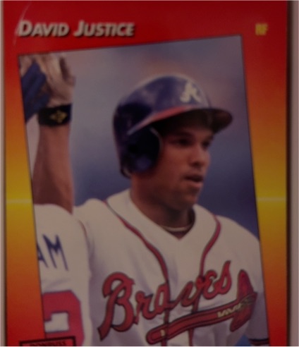 1992 Donruss Triple Play #217 David Justice — front
