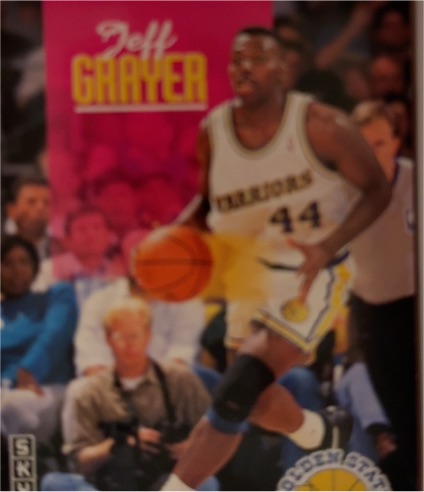 1992 SkyBox #44 Jeff Grayer — front