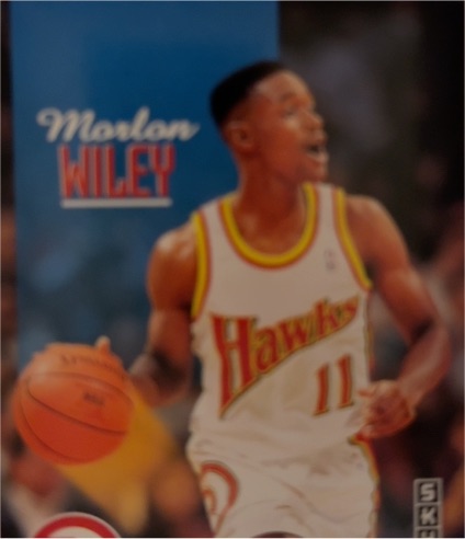 1992-93 SkyBox #350 Morlon Wiley — front