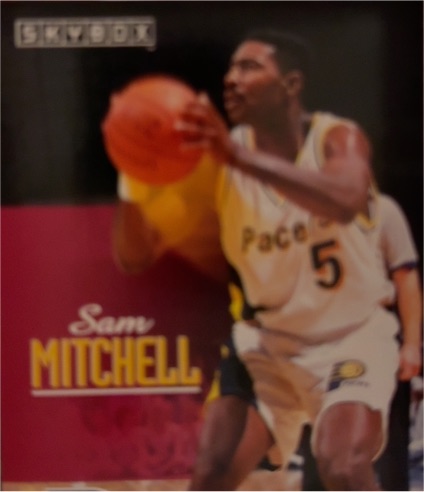 1992-93 SkyBox #347 Sam Mitchell — front