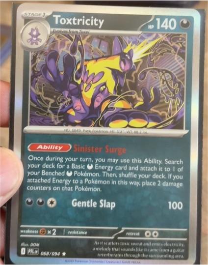 2021 Pokémon ME02 #068 Toxtricity Phantasmal Flames — front