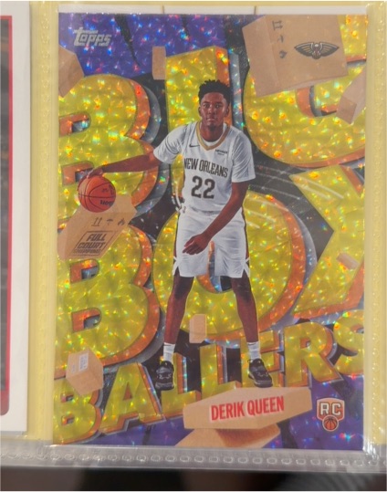 2025-26 Topps #BB-13 Derik Queen Big Box Ballers — front