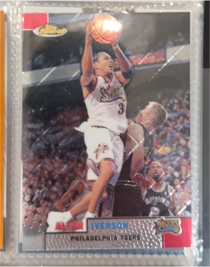 1999-00 Topps Finest #78 Allen Iverson — front