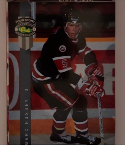 1992 Classic Four Sport #167 Marc Hussey — front