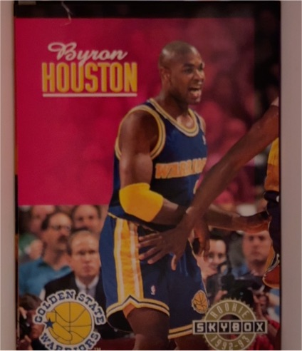 1992-93 SkyBox #341 Byron Houston — front