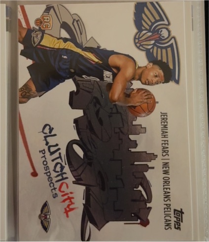 2025-26 Topps #CC-7 Jeremiah Fears Clutch City Prospects — front