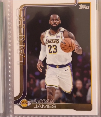 2025-26 Topps #150 LeBron James — front