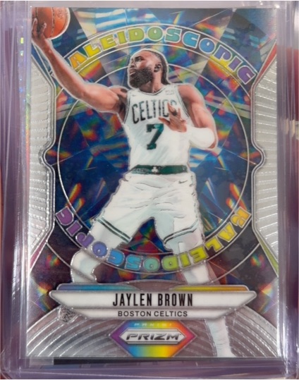 2024-25 Panini Prizm Fast Break #10 Jaylen Brown — front