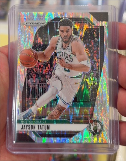 2023-24 Panini Prizm #8 Jayson Tatum — front