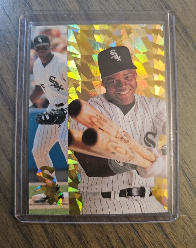 1994 Big Bang #2 Frank Thomas Gold Prism Nitro — front