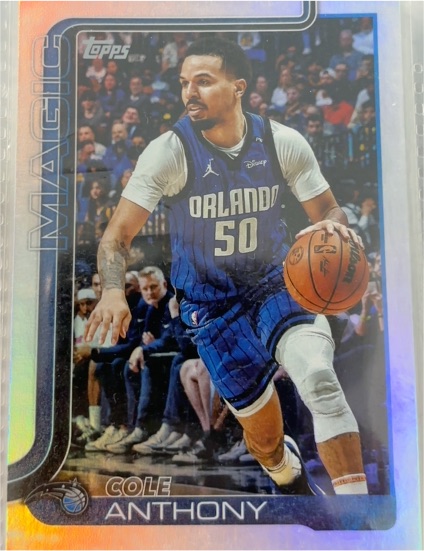 2025-26 Topps #91 Cole Anthony — front