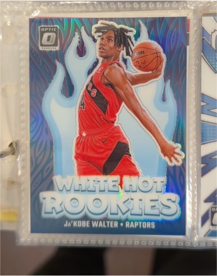 2024-25 Donruss Optic #13 Ja'Kobe Walter White Hot Rookies — front