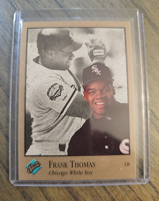 1992 Leaf Studio #159 Frank Thomas — front