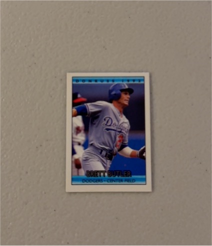 1992 Donruss Cracker Jack Mini Brett Butler — front