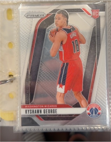 2024-25 Panini Prizm #257 Kyshawn George — front