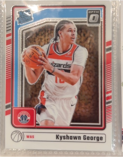 2024-25 Donruss Optic #299 Kyshawn George — front