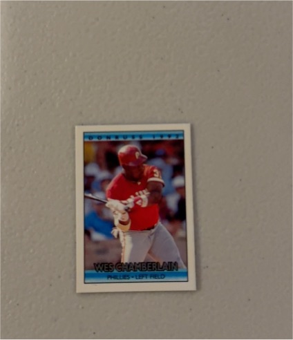 1992 Donruss Cracker Jack #18 Wes Chamberlain — front