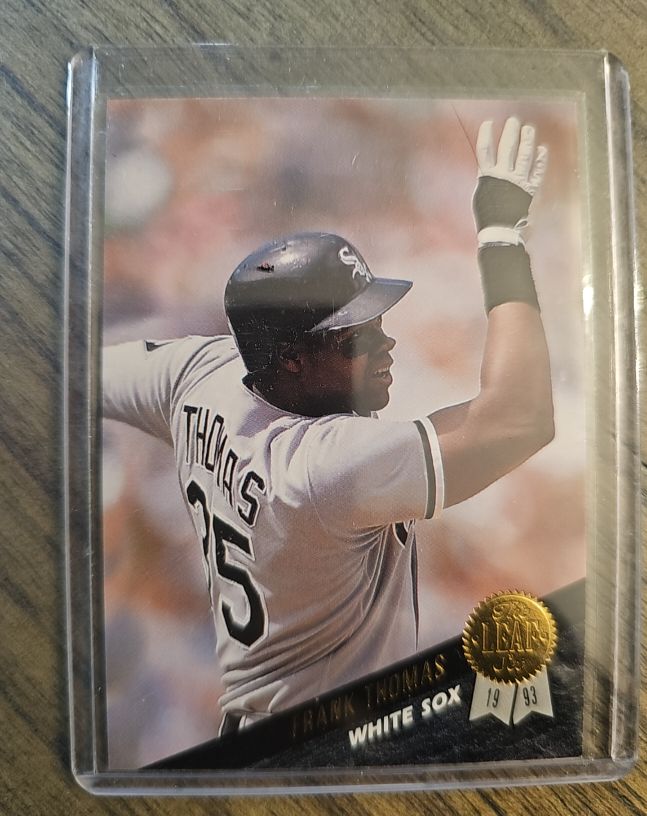 1993 Leaf #195 Frank Thomas — front