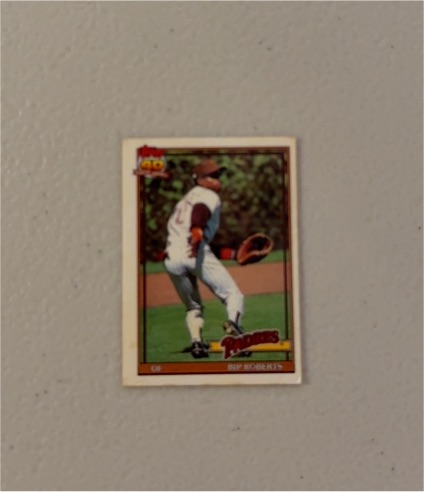 1991 Topps Cracker Jack Mini #31 Bip Roberts — front