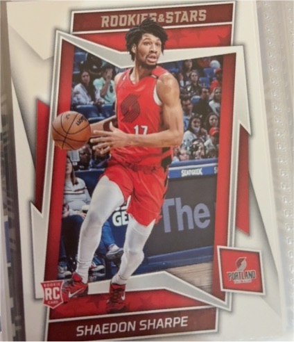 2022-23 Panini Chronicles #607 Shaedon Sharpe — front