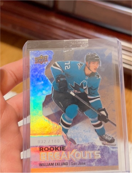 2023-24 Upper Deck Rookie Breakouts #William Eklund — front