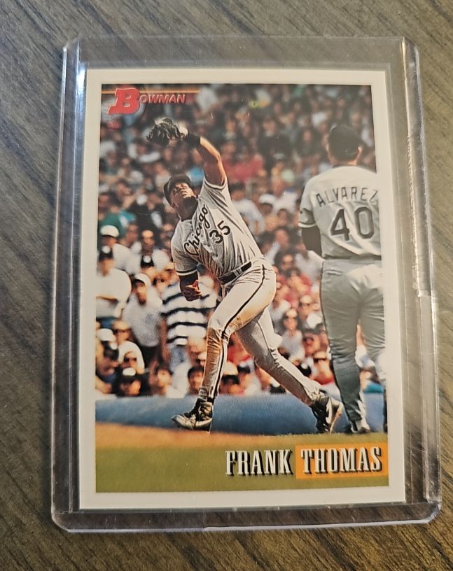 1993 Bowman #555 Frank Thomas — front
