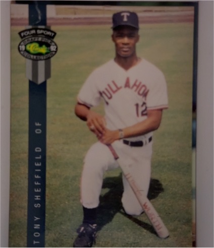 1992 Classic Four Sport #265 Tony Sheffield — front