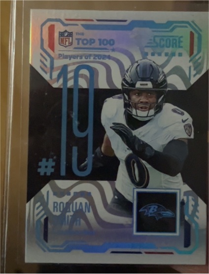 2025 Panini Score Top 100 #19 Rashod Bateman — front