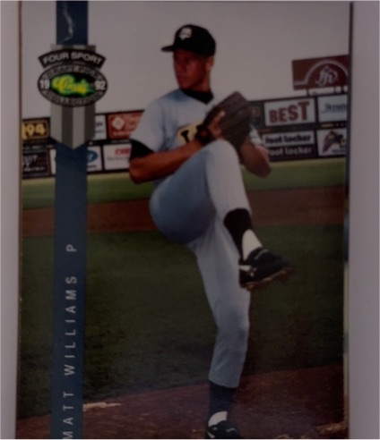1992 Classic Four Sport Draft Pick #298 Matt Williams — front